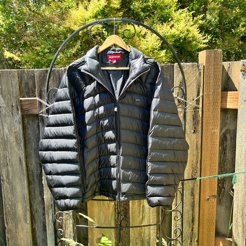 Supreme Black Micro Down Jacket. Size Medium. Nev… - image 3